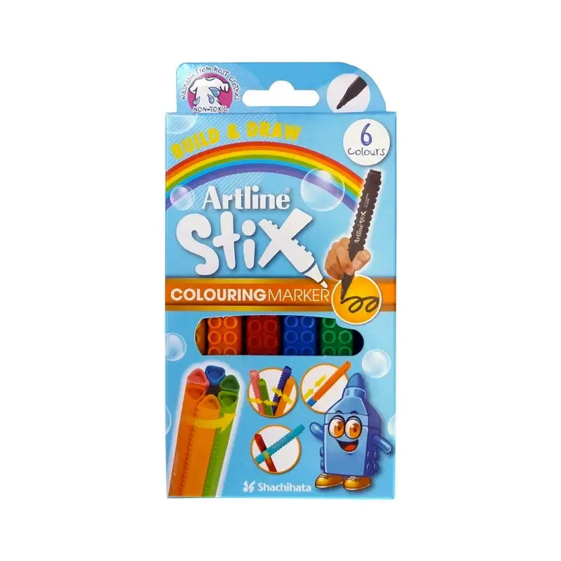 Artline ARETX300/6W Marcadores Stix de 6 Colores