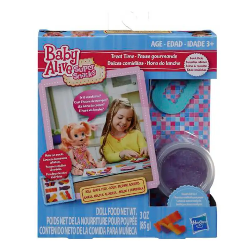 HASBRO Baby Alive B1451AS00 Snack Pack para Muñeca 1 Diseño Verde (ASST 3/4)