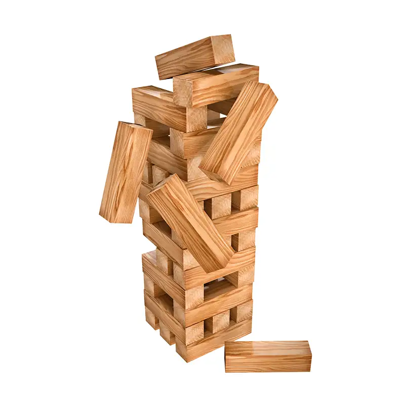 Boing Toys Games 6038589 Torre De Equilibrio Basica 39 Piezas