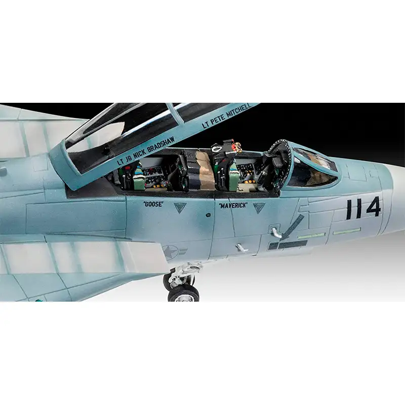 Revell Gift Set 5677 Top Gun Set Con Avion F-14 A Y Avion F/A-18E