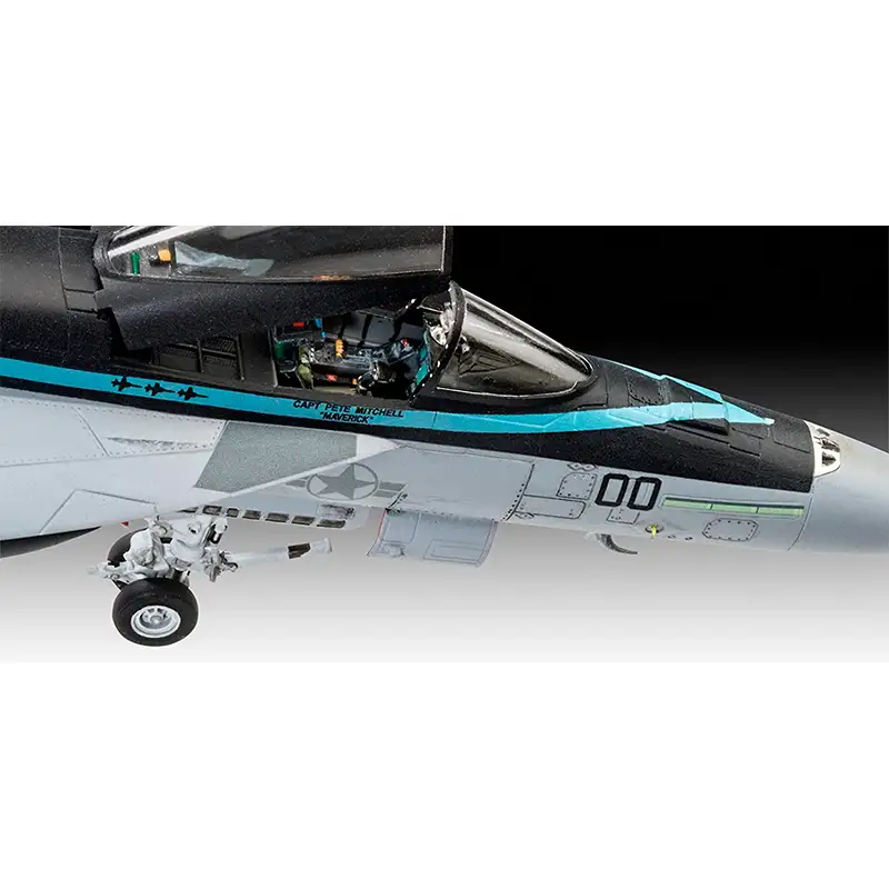 Revell Gift Set 5677 Top Gun Set Con Avion F-14 A Y Avion F/A-18E