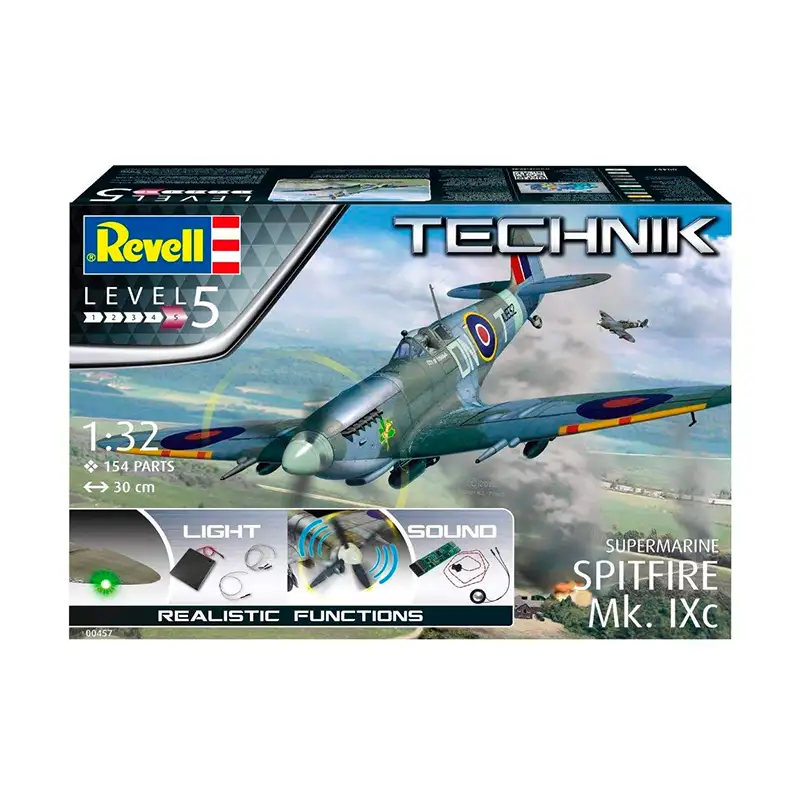 REVELL Technik 457 Avion Militar Supermarine Spitfire Mk.IXc   escala 1/32