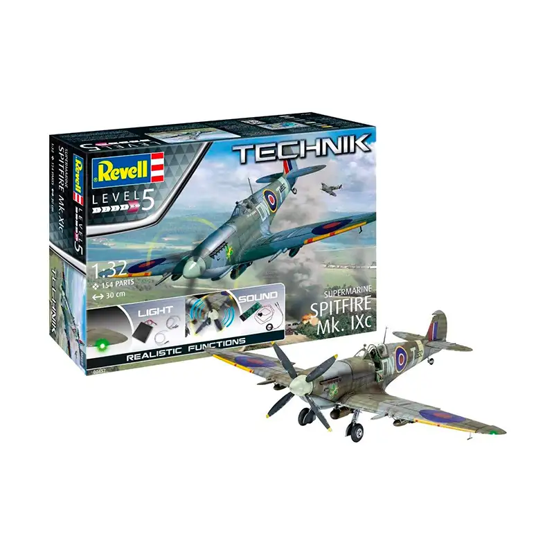 REVELL Technik 457 Avion Militar Supermarine Spitfire Mk.IXc   escala 1/32