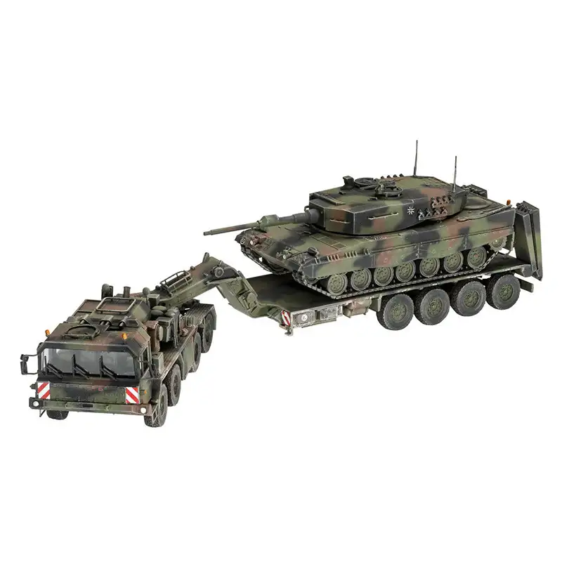Revell Model 3311 Tanque Slt 50-3 ""Elefant"" Con Leopard 2A4 Escala 1/72"