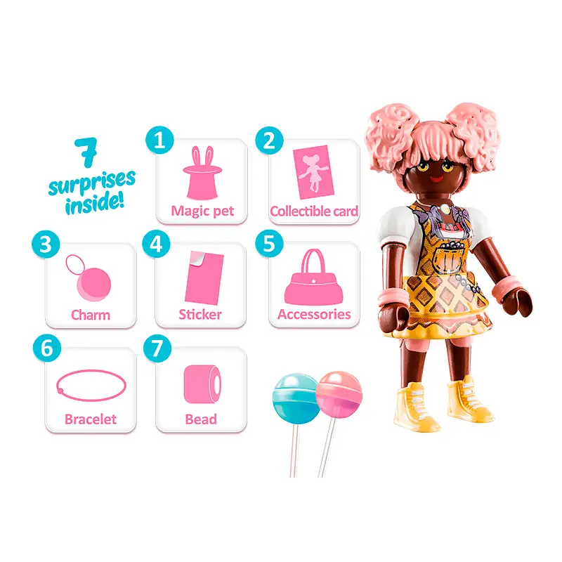 PLAYMOBIL Everdreamerz 70388 Figura Candy World Edwina