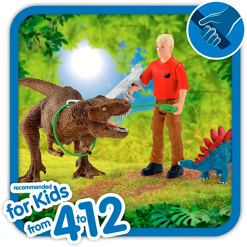Schleich Dinosaurs 41465 Ataque Tyrannosaurus Rex