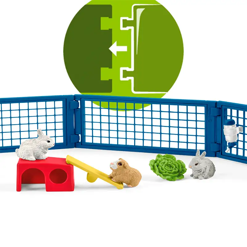 Schleich Farm World 42500 Conejo Y Conejillo De Indias Conejera