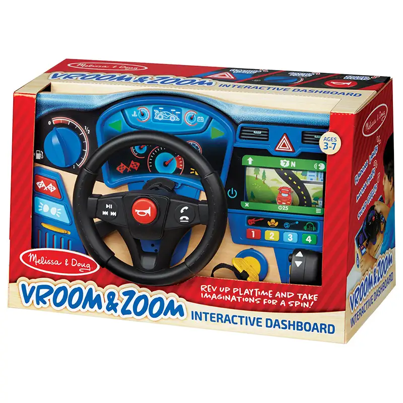 Melissa & Doug Pretend Play 31705 Juego Interactivo De Carro Vroom Zoom