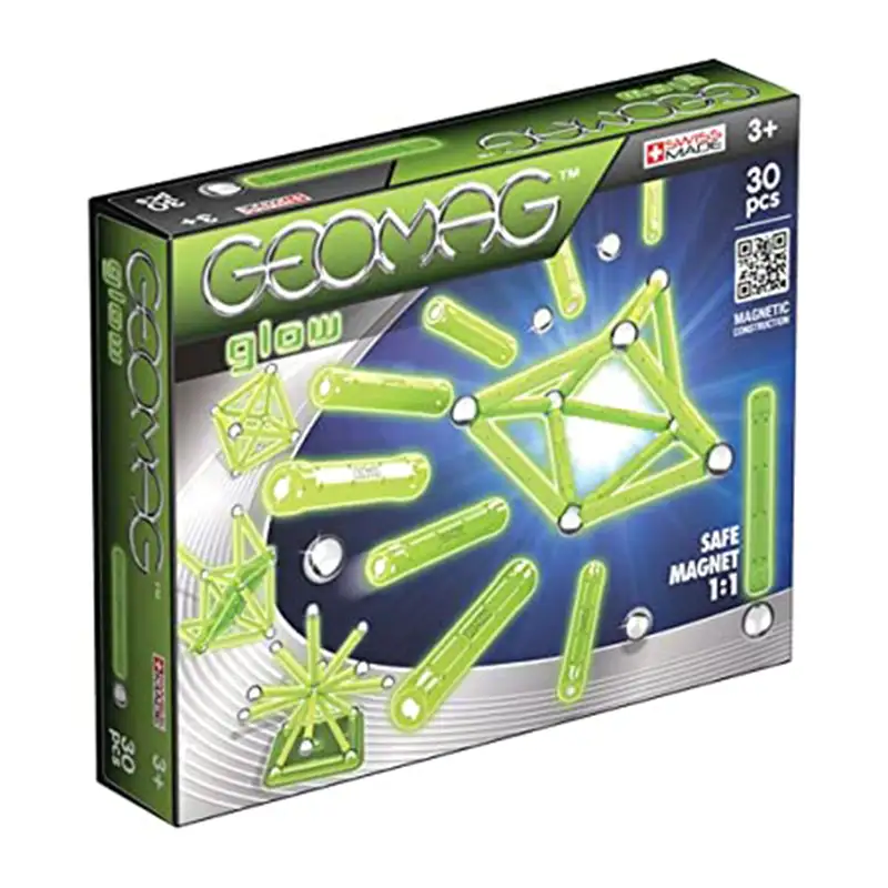GEOMAG Classic 335 Set de Cubos Magneticos Glow 30 pcs