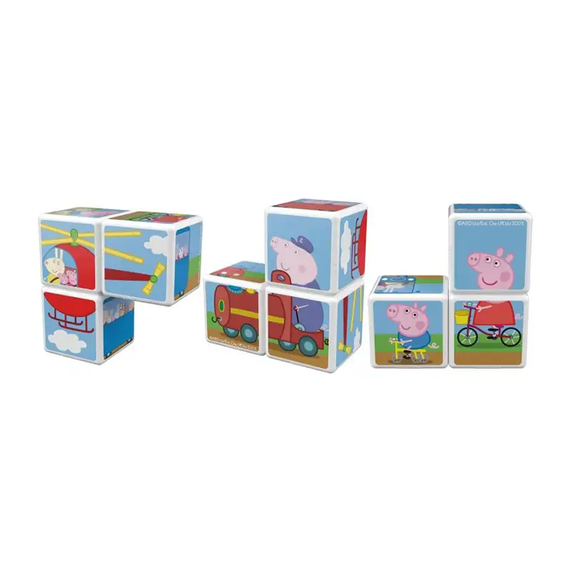 GEOMAG MagiCube 49 Cubos Magneticos de Peppa Pig Un Viaje con Peppa