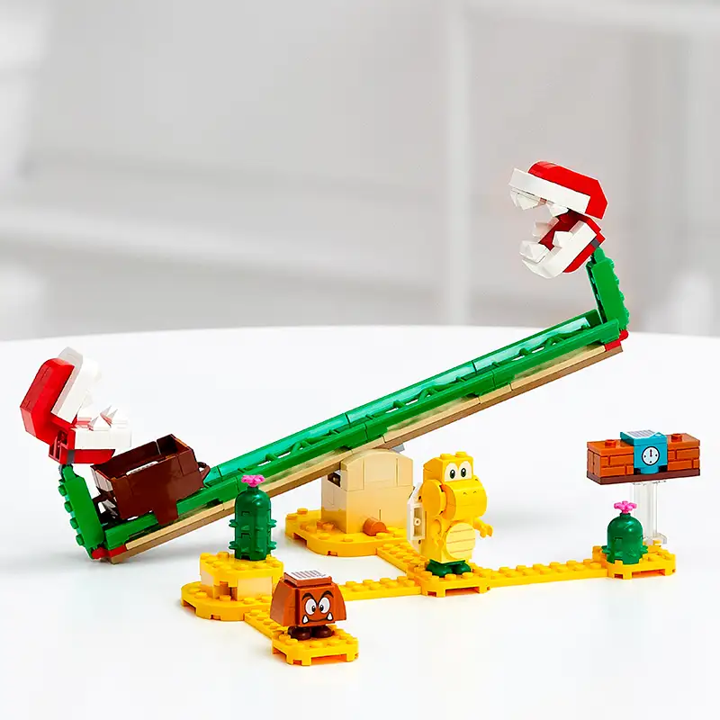 Lego Super Mario Bros 71365 Set De Expansion Superderrape De La Planta Piraña
