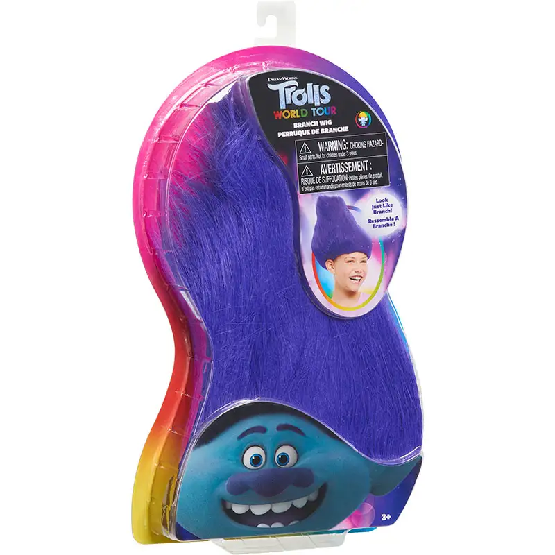BOING TOYS Trolls 65280 World Tour Peluca Trollifica Branch (ASST 3/4)