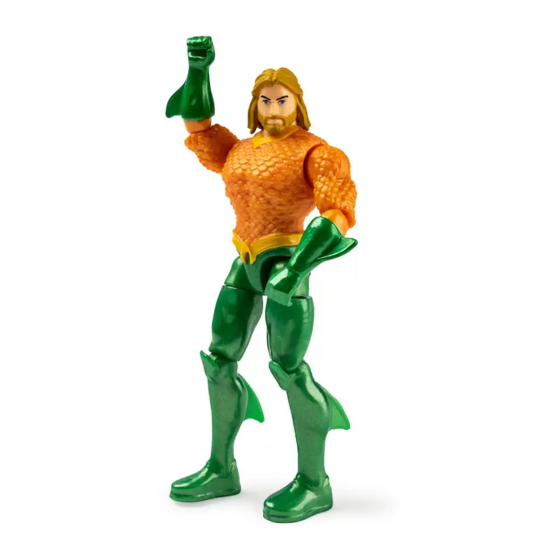 Spin Master Dc Comics 6065636 Figuras De Accion Aquaman & Black Manta  4 Plg.