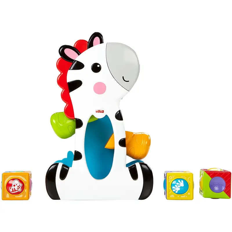 Mattel Fisher Price Cgn63 Zebra Con Cubos De Actividades