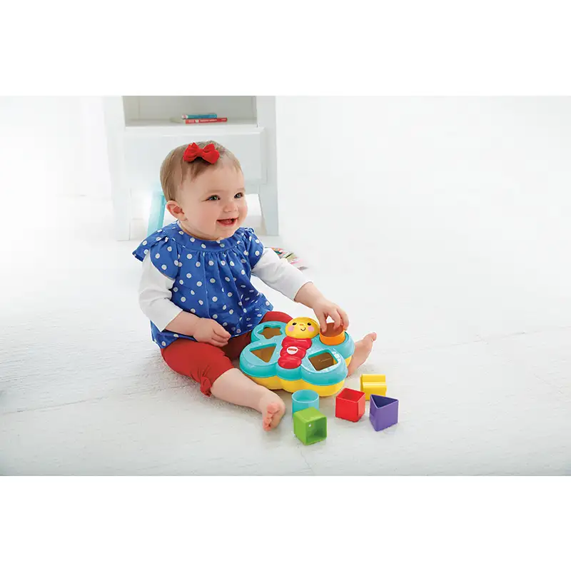 Mattel Fisher Price CDC22 Mariposa Con Cubos Para Encajar