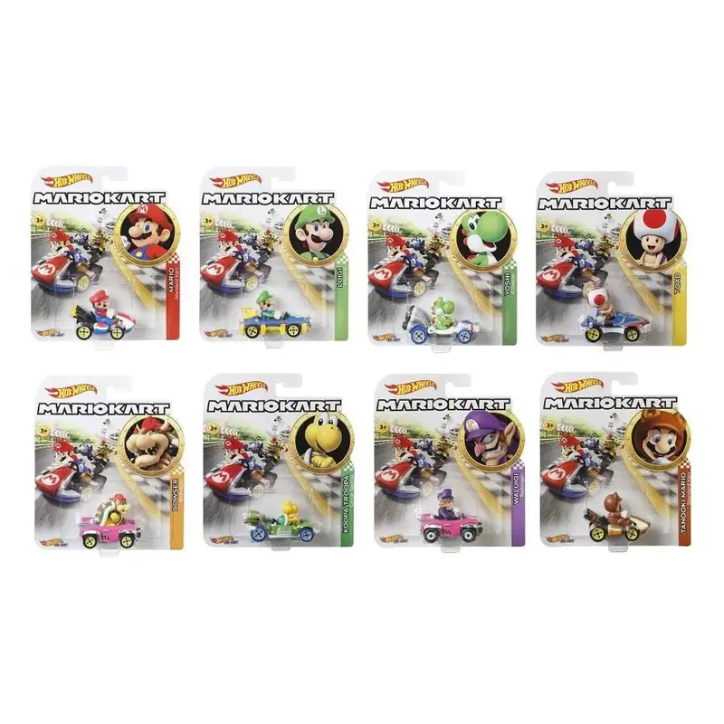 Mattel Hot Wheels Gbg25 Vehiculo De Mario Kart S8 Surtido