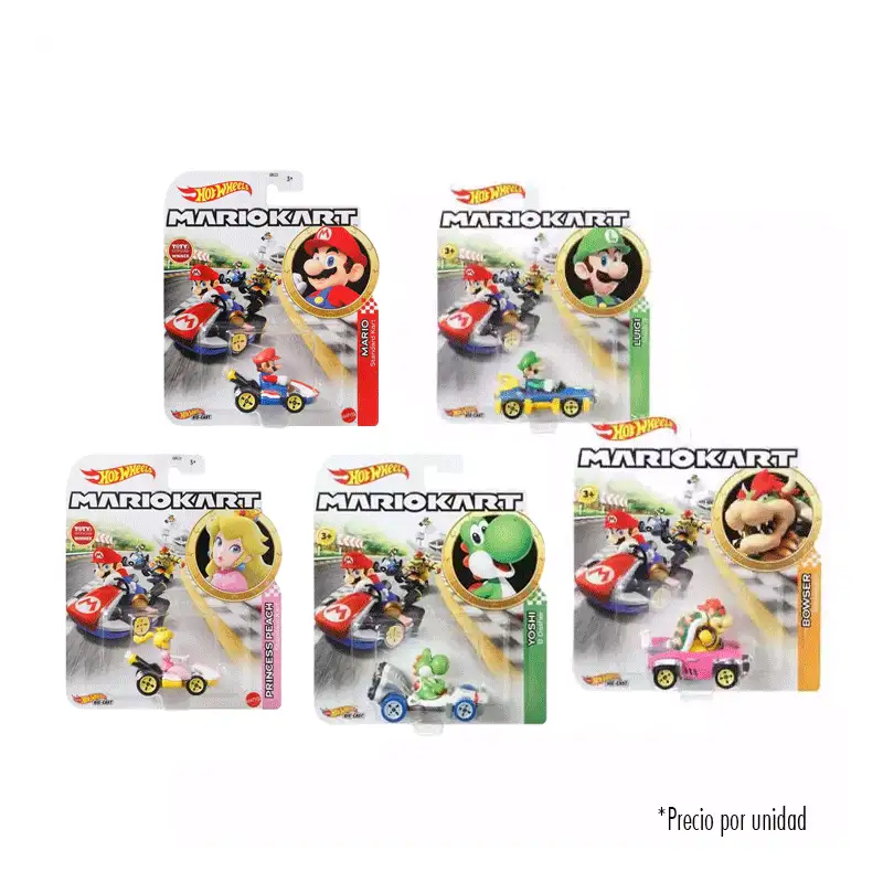 Mattel Hot Wheels Gbg25 Vehiculo De Mario Kart S8 Surtido