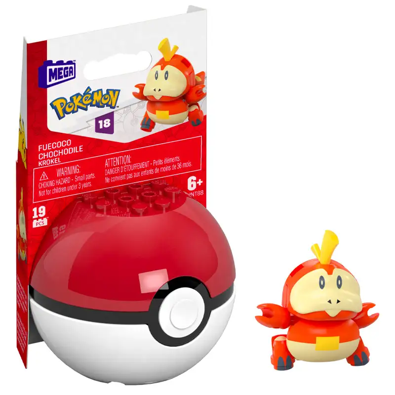 Mattel Mega Construx Fpm00 Pokebolas Armables Surtido