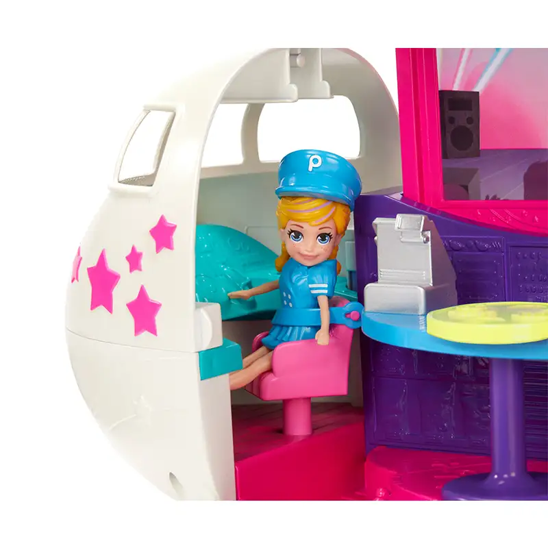 Mattel Polly Pocket Gkl62 Jet Privado De Polly