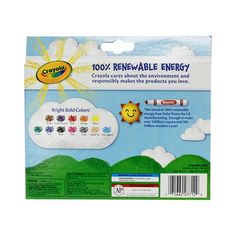 Crayola 587712 Marcadores Gruesos De 12 Colores
