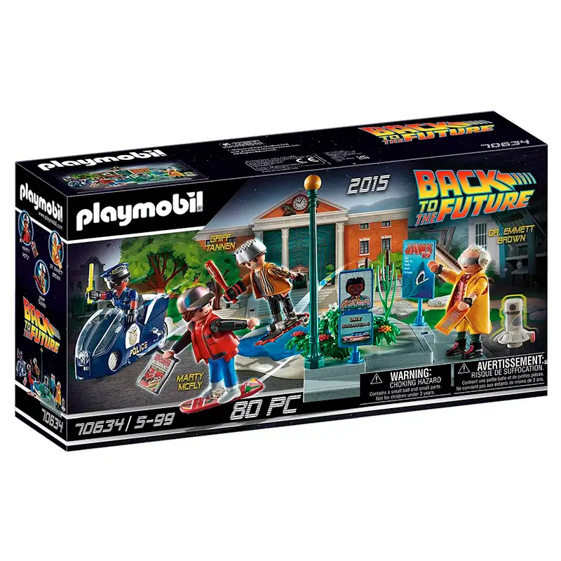 Playmobil Back To The Future 70634 Persecusión Con Hoverboard