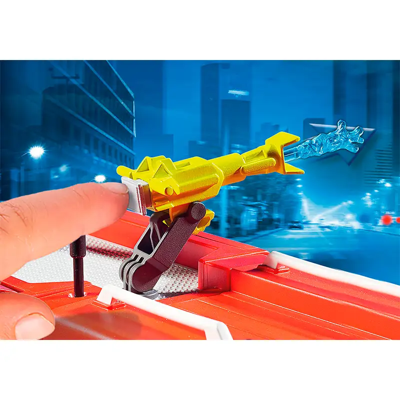 Playmobil Bomberos 9464 Camion De Bomberos Con Luces
