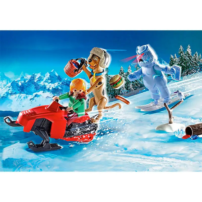 Playmobil Scooby Doo 70706 Aventura Con El Fantasma De Nieve