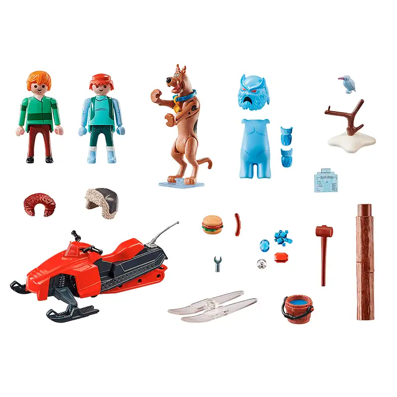 Playmobil Scooby Doo 70706 Aventura Con El Fantasma De Nieve