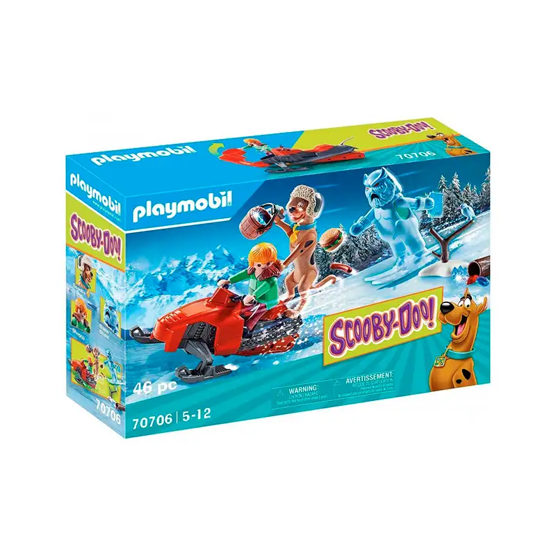 Playmobil Scooby Doo 70706 Aventura Con El Fantasma De Nieve