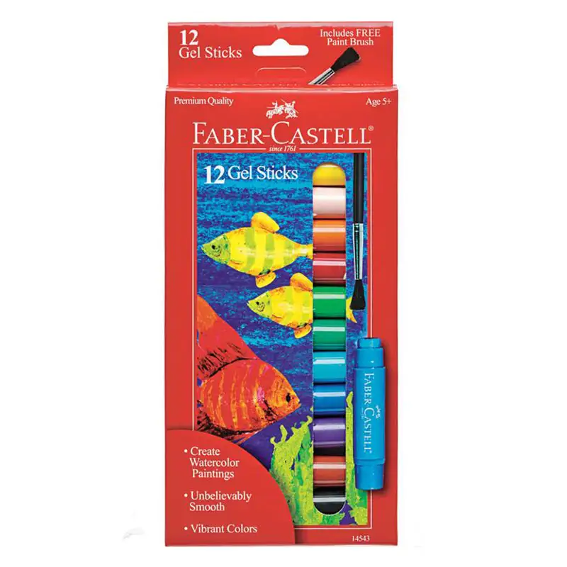 FABER CASTELL Do Art 14543 Paquete de 12 Marcadores de Gel con Pincel