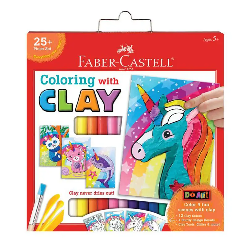 Faber Castell FC14335 Do Art 14335 Pintura Con Plasticina De Unicornios Y Amigos