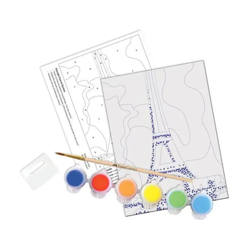 Faber Castell Pant By Number 14300 La Torre Eiffel De Seurat