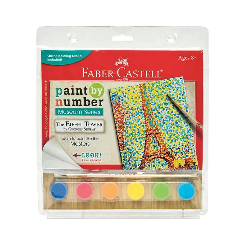 Faber Castell Pant By Number 14300 La Torre Eiffel De Seurat