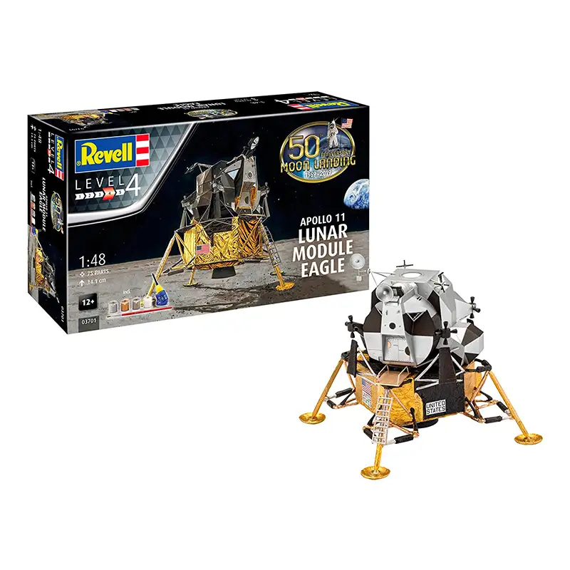 Revell Lunar Landing 3701 Apollo 11 Modulo Lunar Eagle