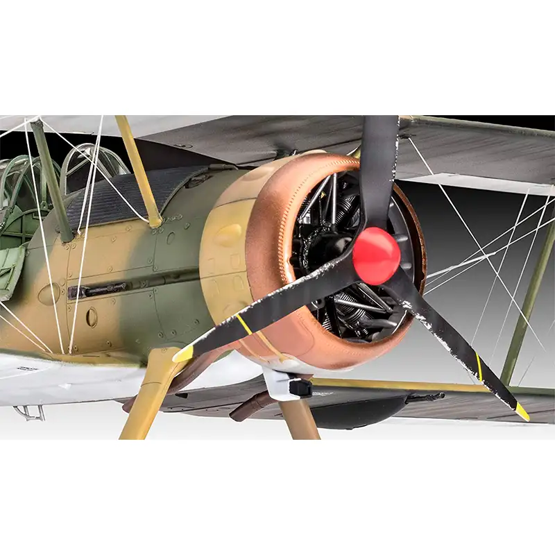 REVELL Modelo 3846 Avion Militar Gloster Gladiator MK. II
