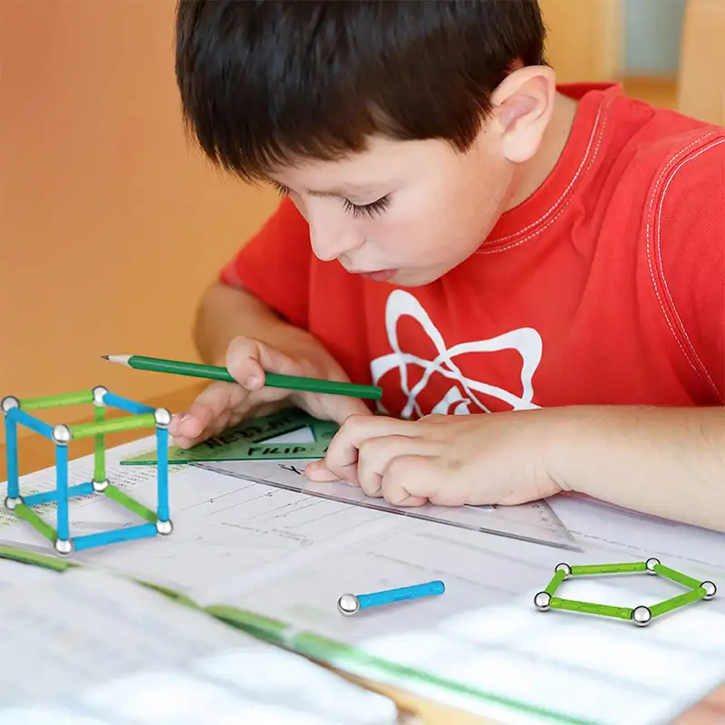 Geomag Classic #272 Set De Cubos Magneticos Reciclados 60 Pcs