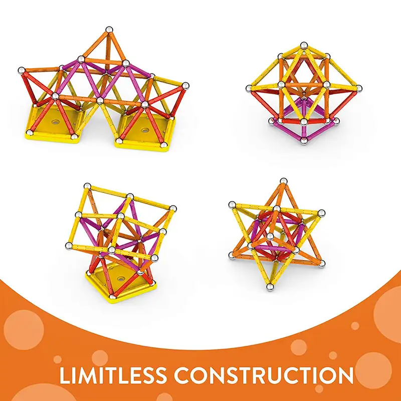 GEOMAG Classic #273 Set de Cubos Magneticos Reciclados 93 pcs