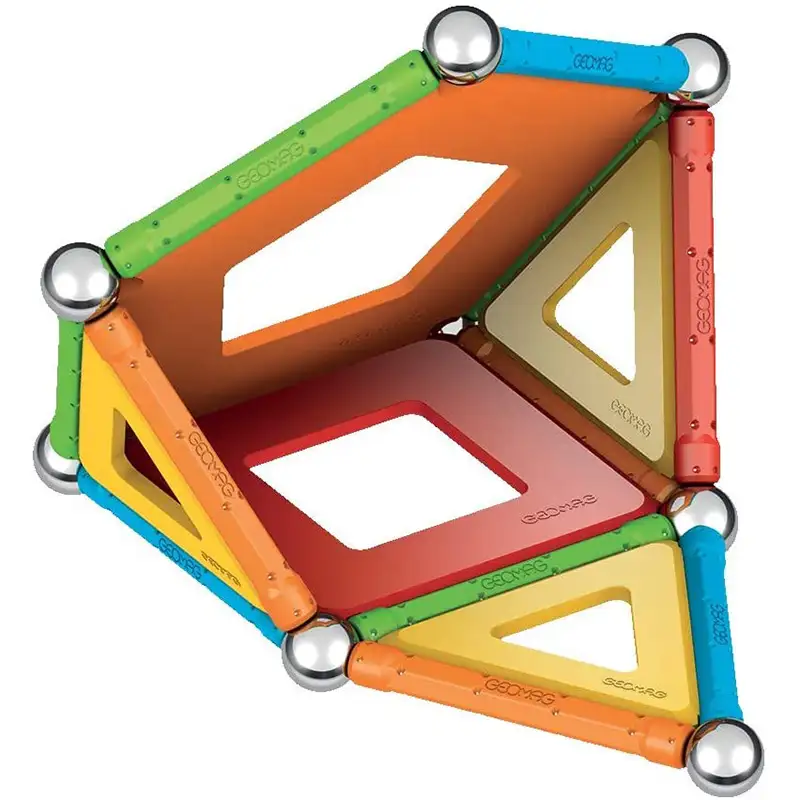 Geomag Classic #377 Set De Cubos Magneticos Paneles Supercolor 35 Pcs