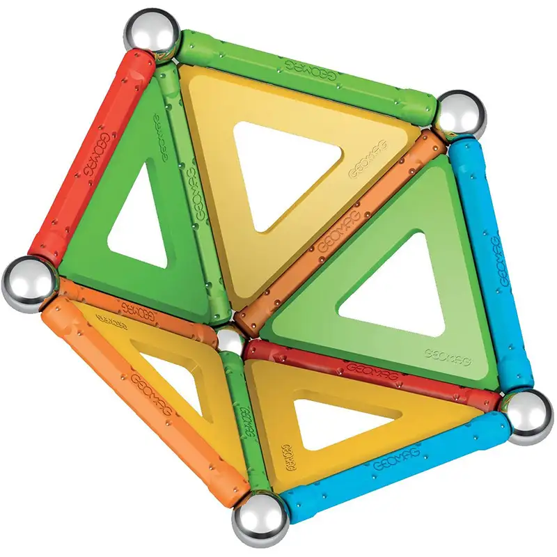 Geomag Classic #377 Set De Cubos Magneticos Paneles Supercolor 35 Pcs