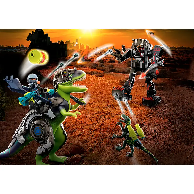 Playmobil Dinos 70624 T-Rex Batalla De Los Gigantes