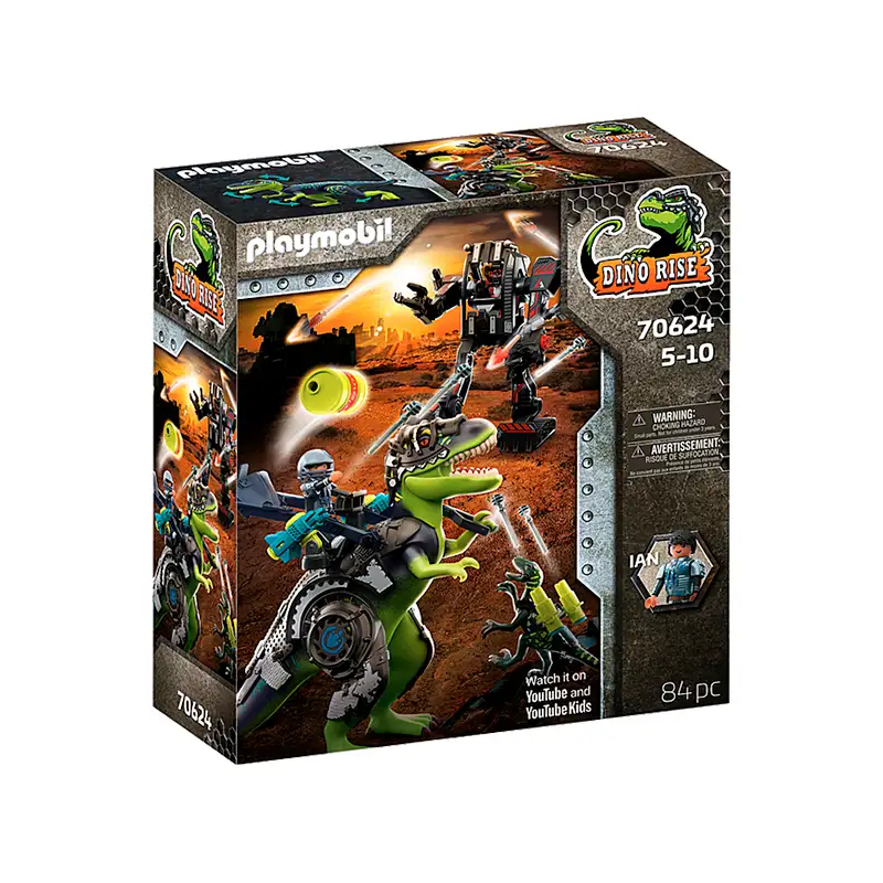 Playmobil Dinos 70624 T-Rex Batalla De Los Gigantes