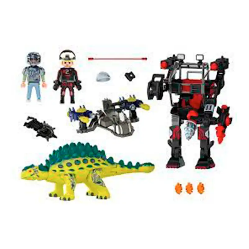 Playmobil Dinos 70626 Saichania Defensa Del Luchador