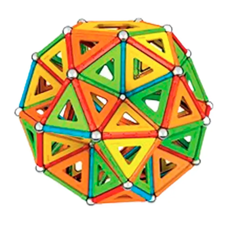 Geomag  Classic #193 Set De Cubos Magneticos 388 Pcs Supercolor Paneles Reciclados