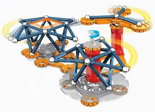 GEOMAG  Mechanics #762 Movimiento Magnetico 146 Pcs