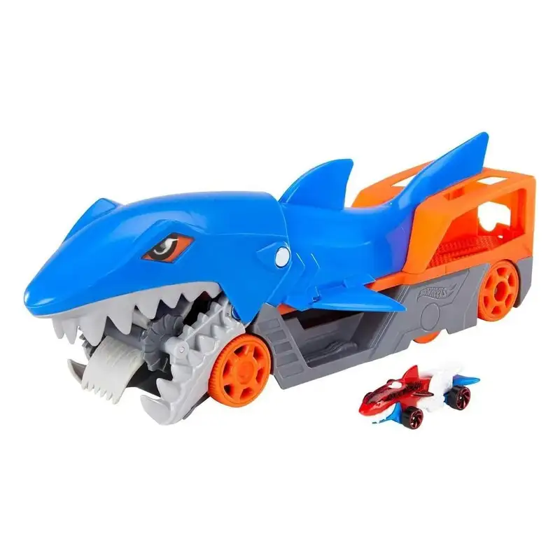 Mattel Hot Wheels Gvg36 Set Transportador Mordida De Tiburon