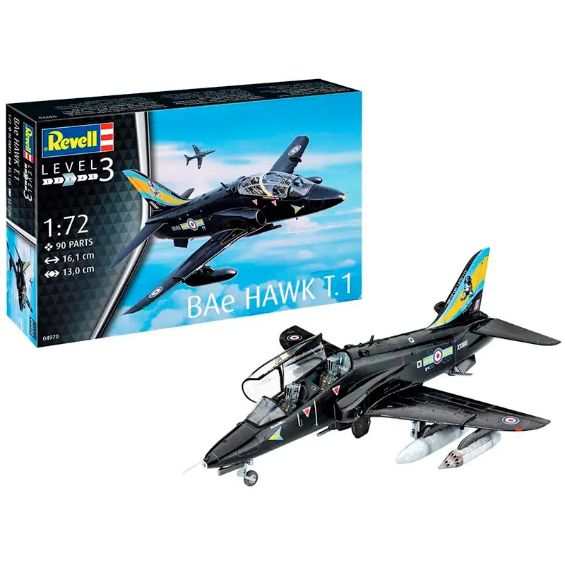Revell Model 04970 Avion Bae Hawk T.1 Escala 1/72