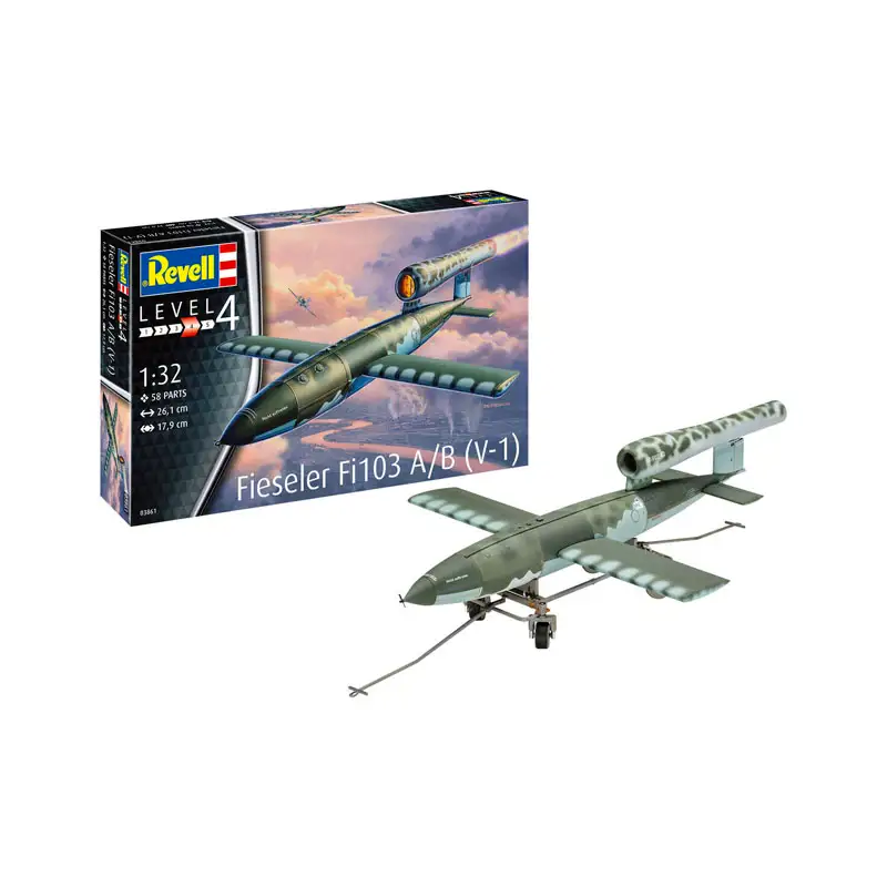Revell Model Set 63861 Avion Fieseler Fi103 V-1 Escala 1/32