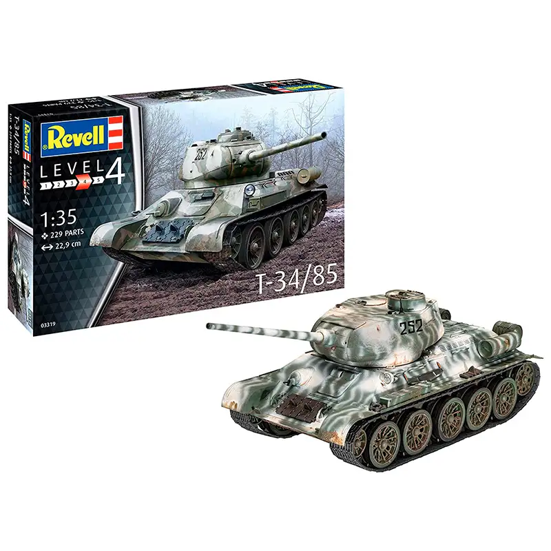 Revell Model 03319 Tanque T34/85 Escala 1/35