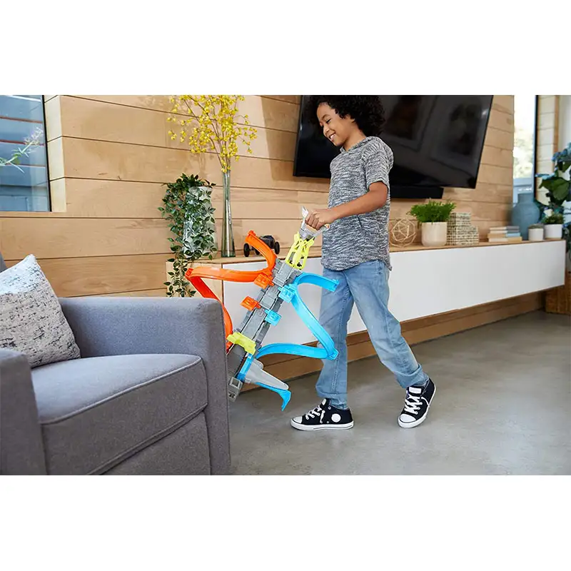 Mattel Hot Wheels Grw39 Pista De Accion Loop N Launch