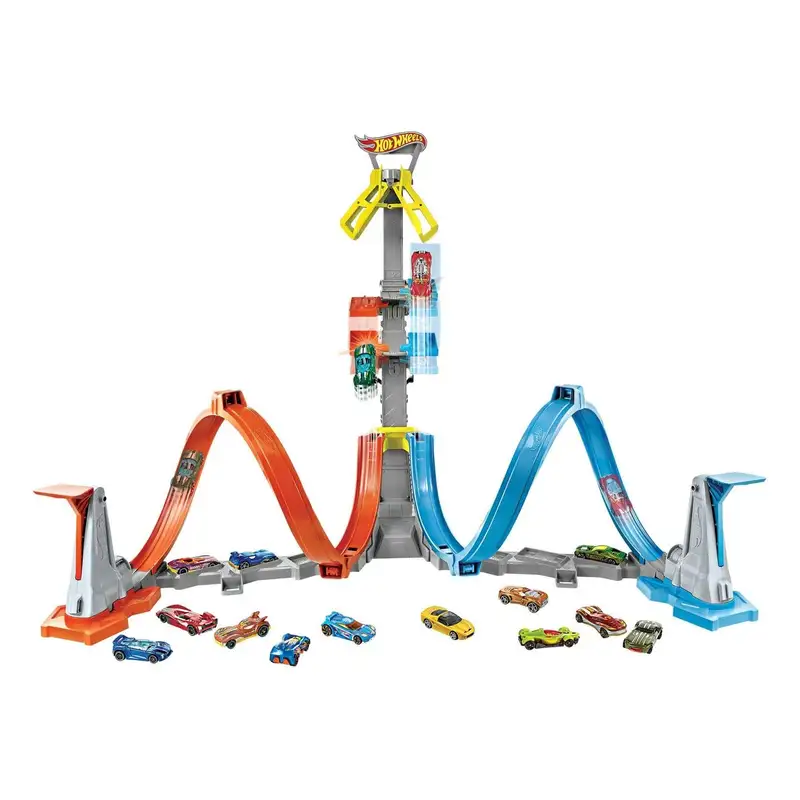 Mattel Hot Wheels Grw39 Pista De Accion Loop N Launch